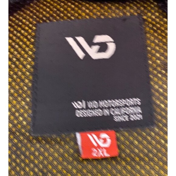 Wd Motorsports Miami Mesh Jacket Lightweight Reflective Panels Black Red 2XL - Picture 5 of 15